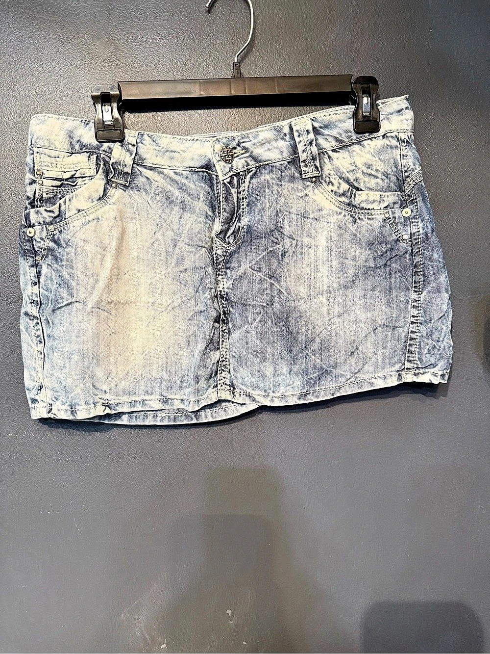 D&G Dolce & Gabbana Women's Denim Mini Skirt Blue